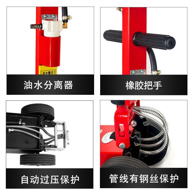 Gato neumático 80t Jack hidráulico horizontal al por mayor 80T coche hidráulico Jack