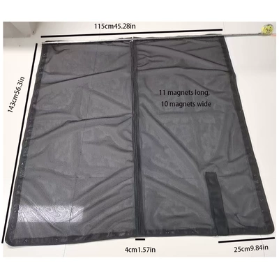 sunshade dust gauze curtain — Car curtains - mpv-car-middle-door-curtain-center-door-115