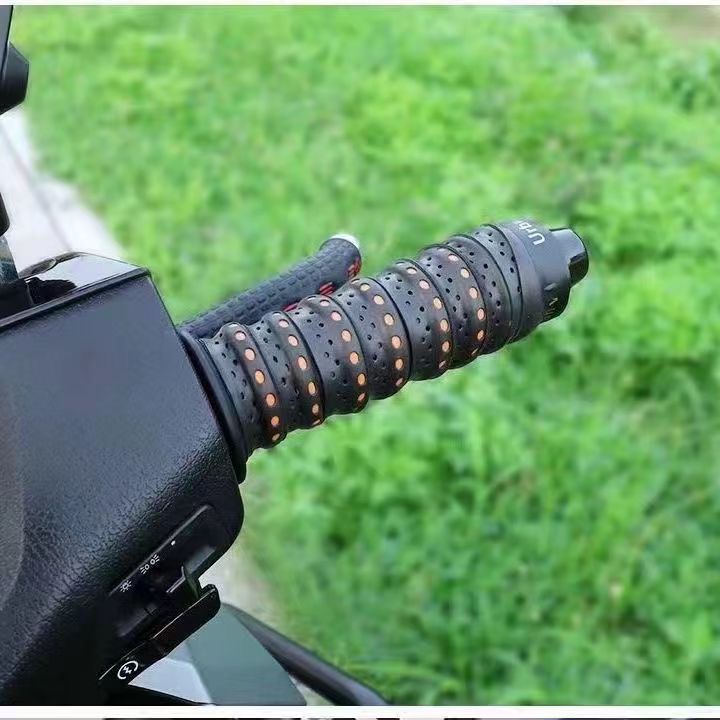 Black orange color matching [sweat absorption breathable shock absorption] handle set strap single price