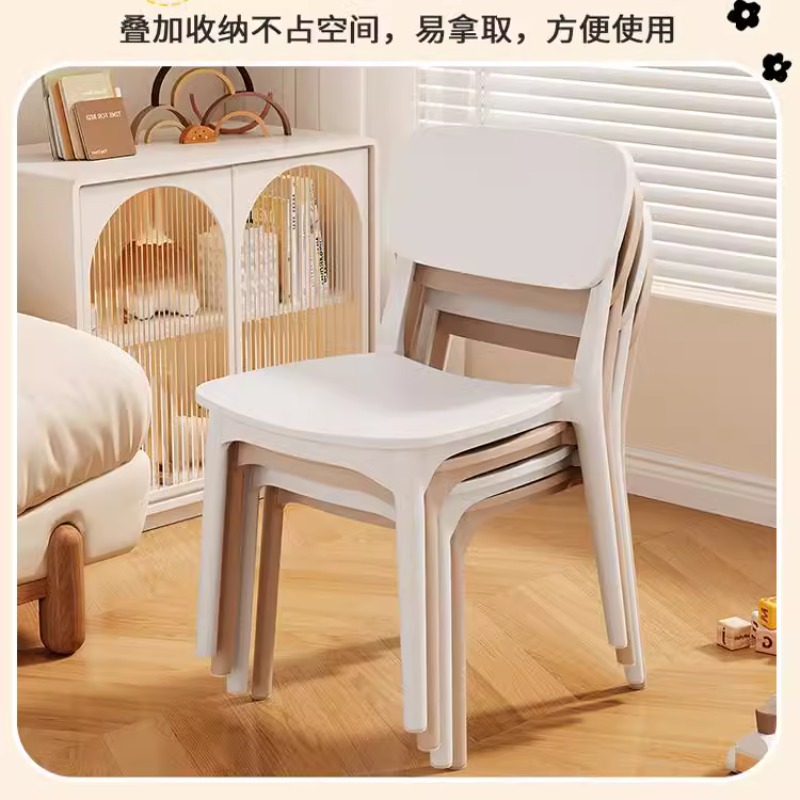 Taburete pequeño en la sala de estar, silla pequeña para niños, respaldo para el hogar, sofá de plástico, taburete, mesa de centro, taburete, banco pequeño antideslizante para jardín de infantes