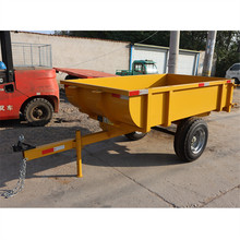 厂家定制1.5吨半自卸拖车 挖掘机小拖斗 农用拖车 农用小挂车