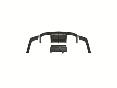 BMW 4 Series F32/33/36/M4 front: Big Surrounded - f323336-m4-plus-rear-lip-with-m4-surround