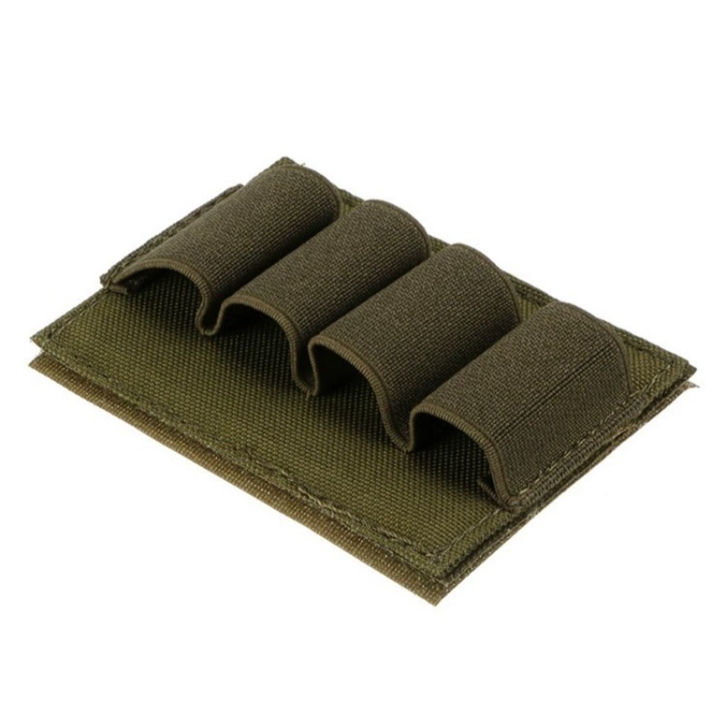 Combate transfronterizo al aire libre con velcro de cuatro agujeros, escopeta táctica, bolsa de bala, bolsa de accesorios, bala a granel, funda de extracción rápida
