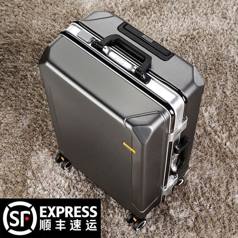 Brand Fashion Trolley Suitcase for Men, Universal Wheel Suitcase for Women, Zipper Large Capacity Password Box, Business Suitcase, Student Suitcase