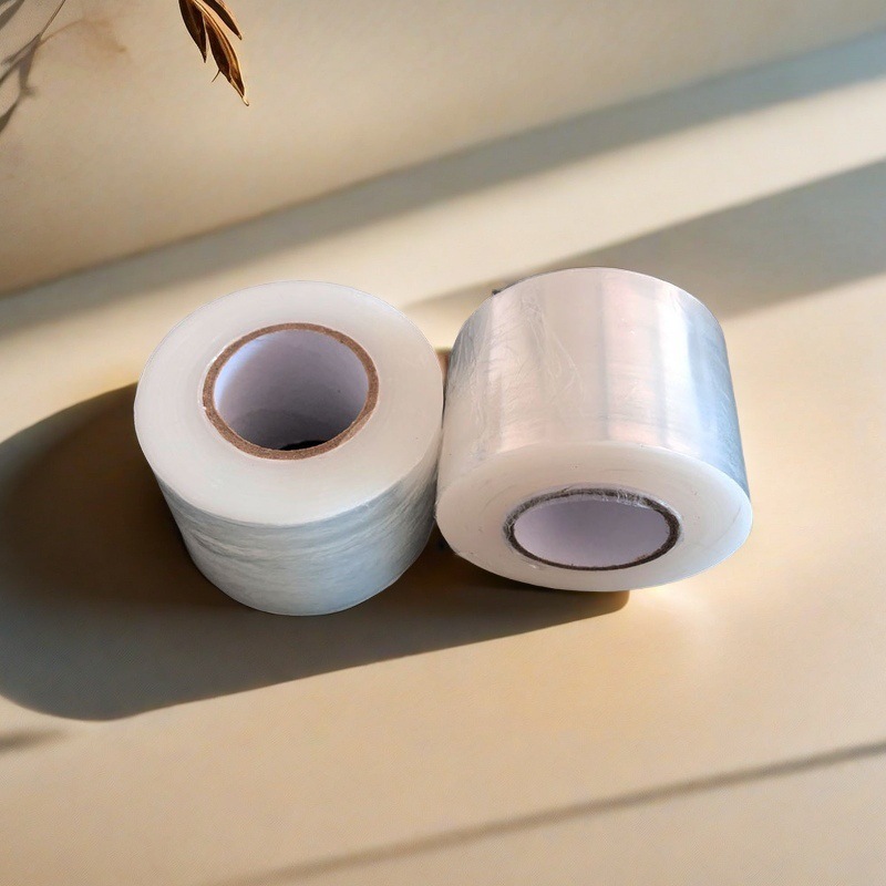 缠绕膜PE塑料膜拉伸薄膜自粘果树园林围膜嫁接膜防漏封口膜厂家批