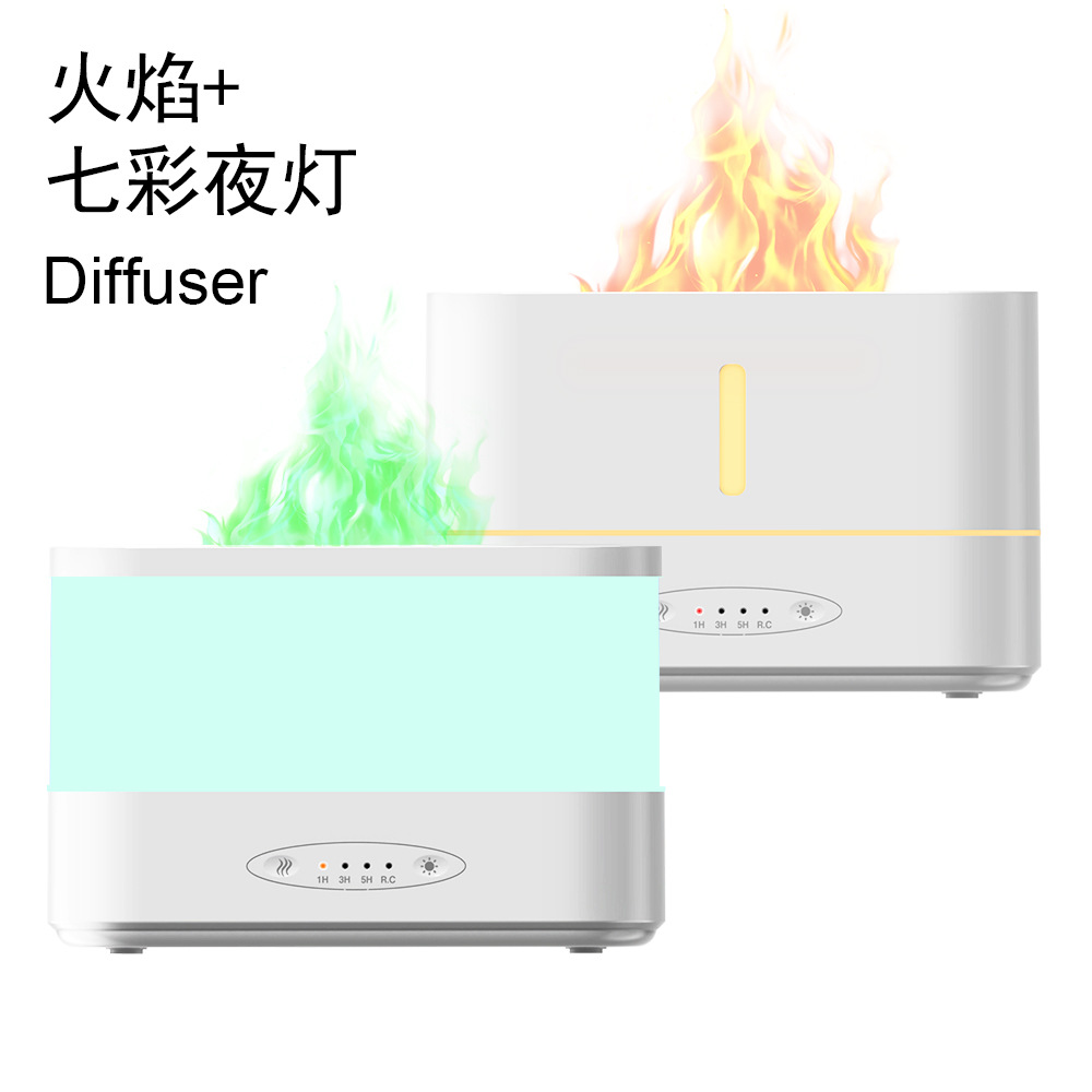 Difusor de Aromaterapia con Tapa Extraíble, Humidificador Multifuncional para el Hogar, Luz Ambiental de Escritorio, Purificación Silenciosa y Difusión de Aroma.