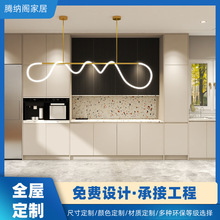 佛山橱柜厂家定做美式厨房外贸出口橱柜门全屋定制工厂工程批发