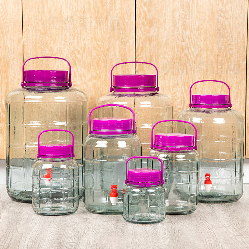 Glass Bottles for Brewing Wine, Empty Wine Bottles, Bayberry Wine Jars, Pickle Jars, Household Pickling Jars, Sealed Wine Jars, Glass Jars