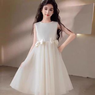 Girls' Dress for Performance, Hosting, Catwalk, Birthday Party, Evening Dress, Wedding Flower Girl, Piano Performance Dress, Light Luxury
