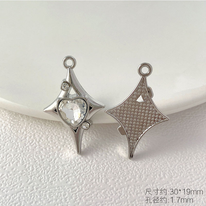 ダークスイートクールスタイルペンダントコレクション愛の十字架の羽 DIY ネックレスイヤリングブレスレットジュエリーアクセサリー|undefined