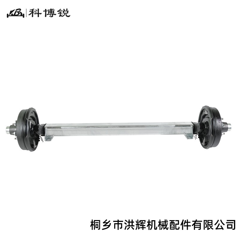2.0 tons torsion electric brake axle trailer rear axle electric brake axle car RV yacht rubber mechanical brake axle