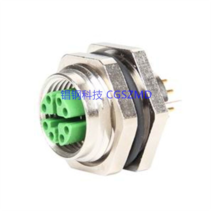 M12 A B D X��4��8Pѹ��������M12 PCB Circular Connector