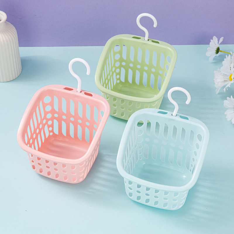 Plastic Hook Storage Basket Large Capacity Storage Design Bathroom Toilet Hanging Toiletries Storage Basket Plastic Hook Storage Basket Large Capacity Storage Design Bathroom Toilet Hanging Toiletries Storage Basket