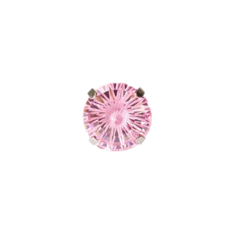 G23 Titanium Alloy Ferris Wheel Zirconia Stone Ear Studs - F136 Internal Thread Cartilage Piercing Studs 0.9 Thread Replacement Head detail image 9