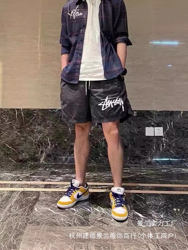 Collaboration Quick-Dry Shorts American-Style Basketball Shorts Nylon Beach Shorts Men's Casual Knee-Length Shorts Summer Wholesale Collaboration Quick-Dry Shorts American-Style Basketball Shorts Nylon Beach Shorts Men's Casual Knee-Length Shorts Summer Wholesale