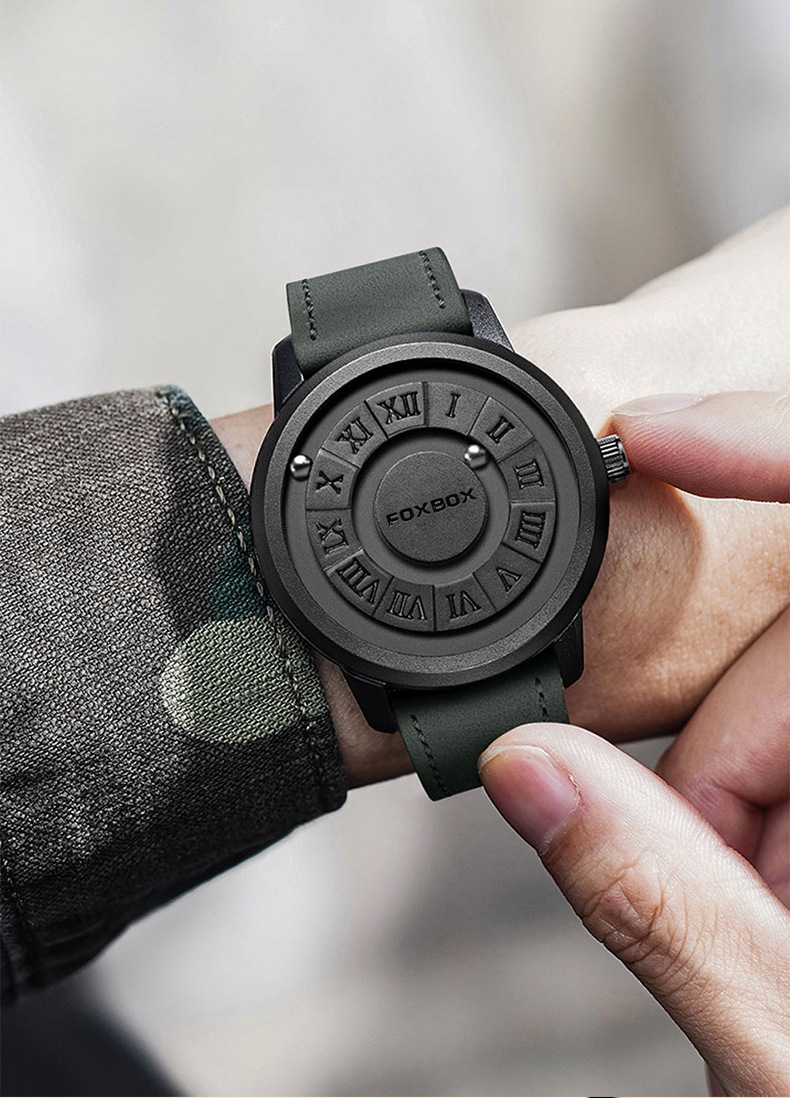Magnetic Levitation Quartz Watch For Men Personalized Concept_voghion.com