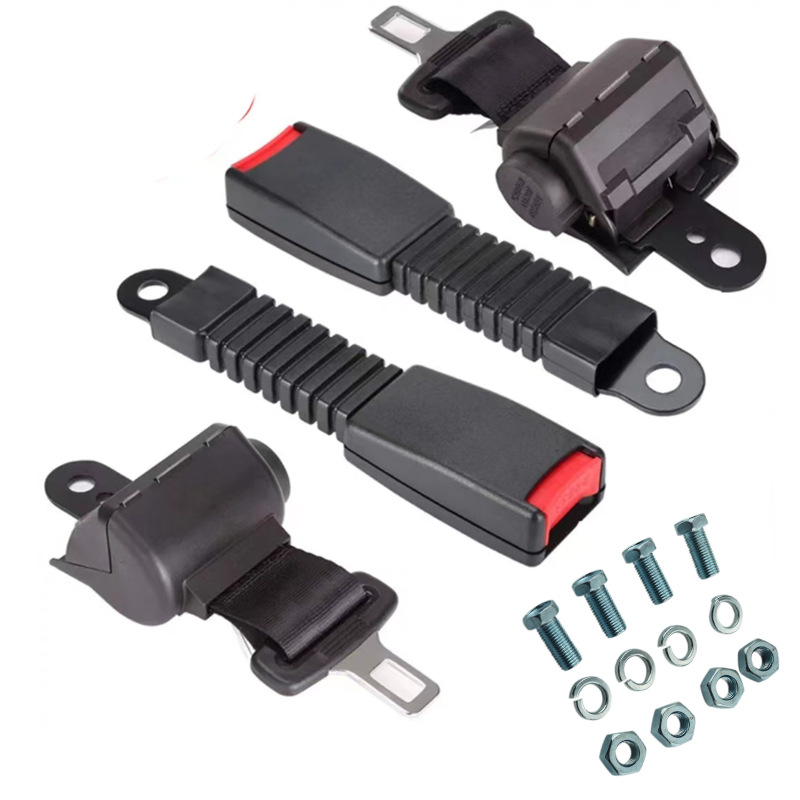 Forklift seat belt joint force Hangzhou fork automatic telescopic two-point seat belt bus school bus self-locking safety belt