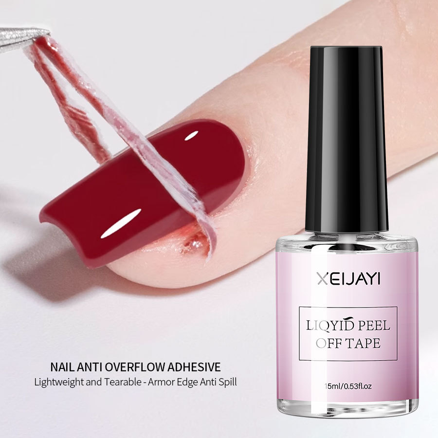 Glass bottle anti-overflow glue