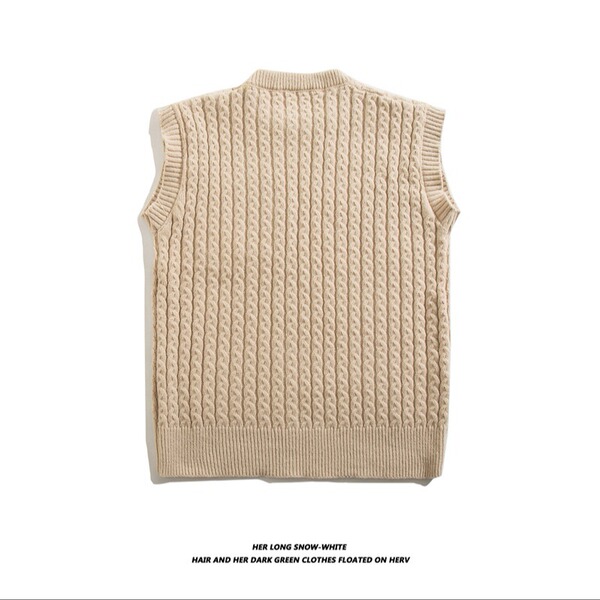 Knitted Japanese vest for men and women
