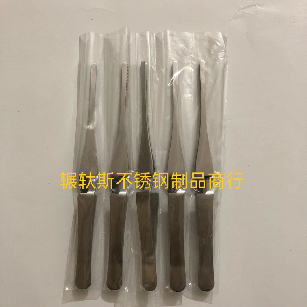 16CM圆头镊子 不锈钢镊子 交叉逆向镊子反叉镊子 固定省力镊子