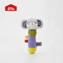 SUNCRADLE紫色大象婴儿摇铃铛婴儿玩具可入口多功能设计一件代发