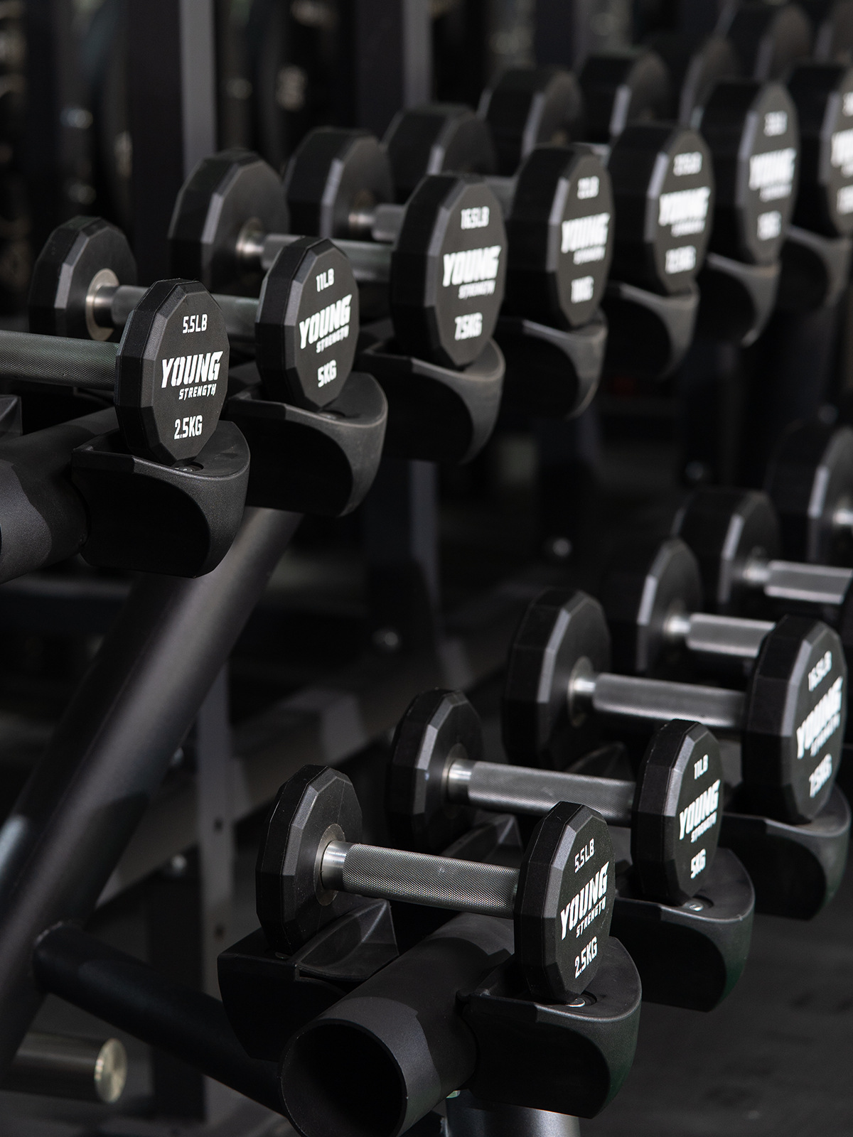 12-Sided Precision Steel Rubber-Coated Dumbbell CPU Polyurethane Fitness Gym Commercial Set Odorless Eco-Friendly Men's Home Use