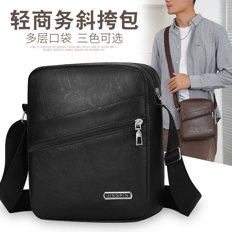 (Кросс-бордерная торговля), полимерный одно- bag, мужской рюкзак, сумка через плечо для отдыха, натуральная кожа, оптовая
