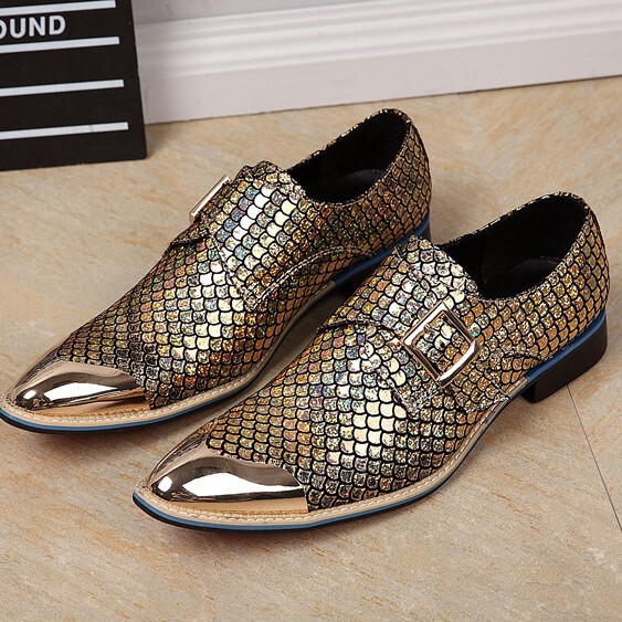 T-stage Golden fashion men's leather shoes personality hairstylist leather shoes fashion brand genuine leather hairstylist single shoes fashion T-stage Golden fashion men's leather shoes personality hairstylist leather shoes fashion brand genuine leather hairstylist single shoes fashion