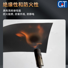 聚四氟乙烯单面涂层玻璃纤维布耐高温防腐包覆特氟龙玻纤防火布