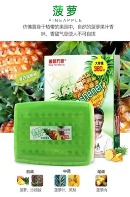 Natural Fruit Scent, Long-Lasting Odor – Car Perfume Aromatherapy - 360-nature-pineapple