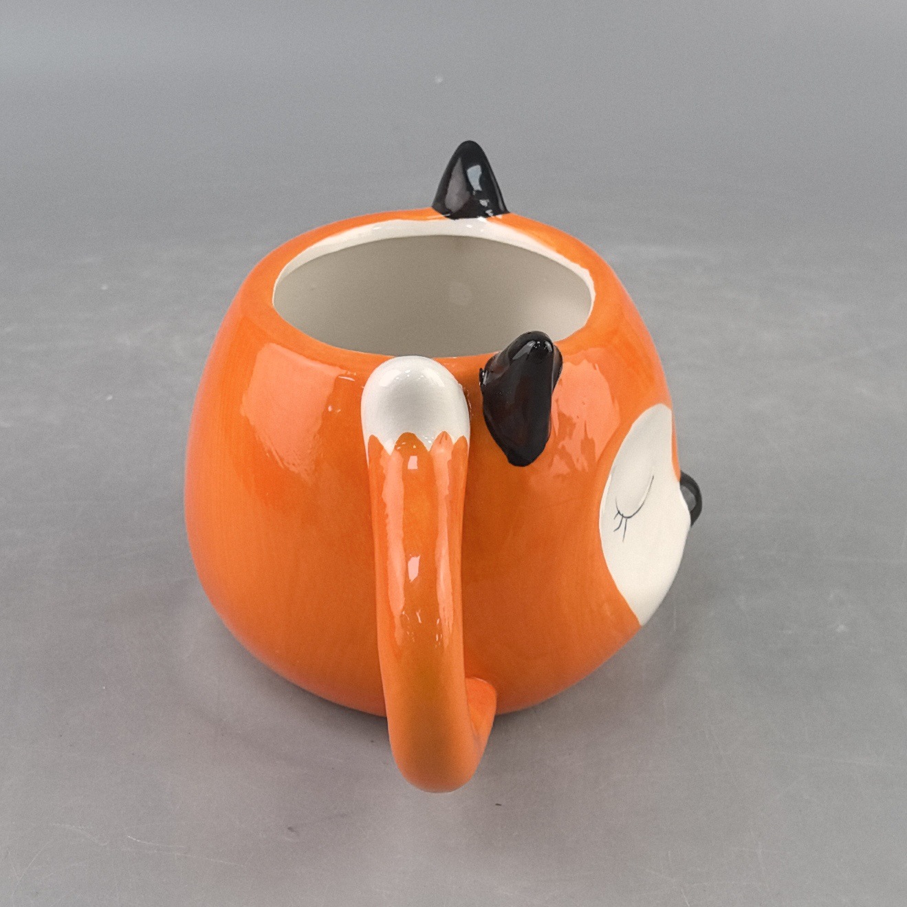 Selección estricta de tazas de cerámica, tazas de zorro encantadoras, tazas de leche de dibujos animados, tazas de agua de animales