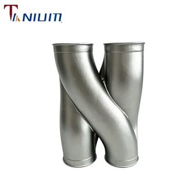 Stainless Steel Cast Z-Shaped Four-Way Exhaust Pipe 63/70/76mm Z Pipe Car Modification Cross Pipe Fittings (Engine assembly)