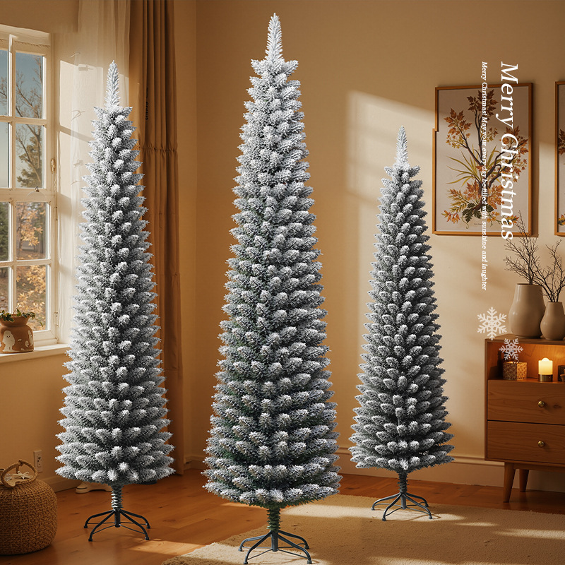 Nuevo árbol de Navidad transfronterizo paquete de hogar blanco de plantación de lápiz de pluma decoración de Navidad