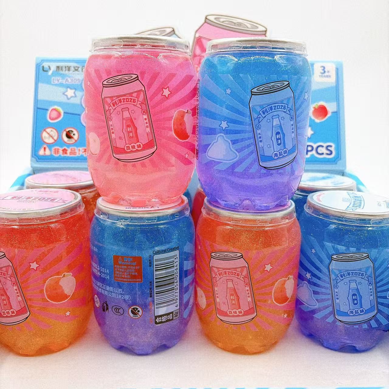 Nuevo tipo de burbujas falsas de barro colorido juguetes para niños sin tocar las manos descomprimir slim alto valor de barro al por mayor