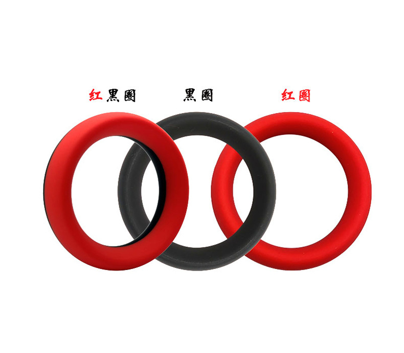 Camouflage Silicone Locking Cock Ring, 50mm Manual Delay Ring for Men — detail image 6