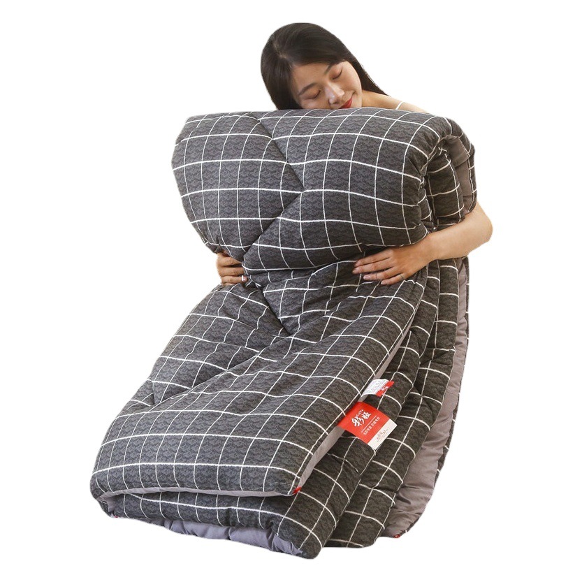 Factory wholesale thick warm winter quilt student quilt core non-cotton cotton single dormitory cotton quilt Four Seasons quilt