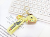 Cartoon keychain, donut, minifigure