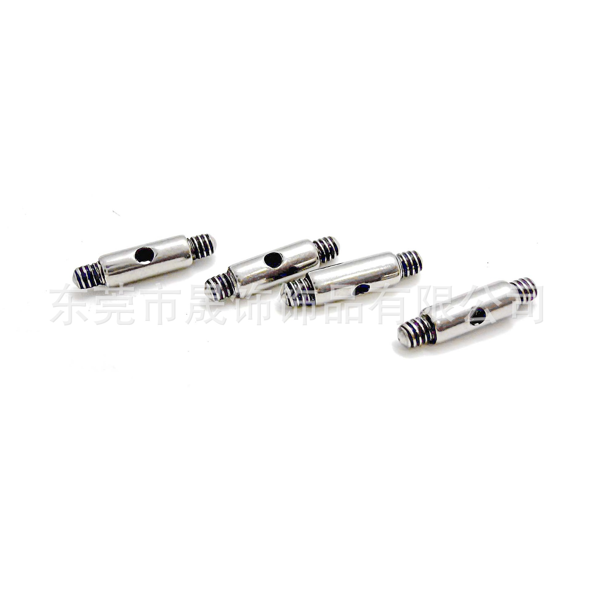 F136 Titanium Ear Stud 延 Long Post 14G单孔0.9 1.2牙 Double Thread Diy内牙 Straight Barbell Ear 桥连接 Barbell - 14G(1.60mm)