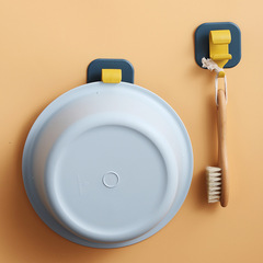 Multifunctional punch-free hook, home bathroom wall-mounted washbasin rack, bathroom sticky hook, kitchen storage rack