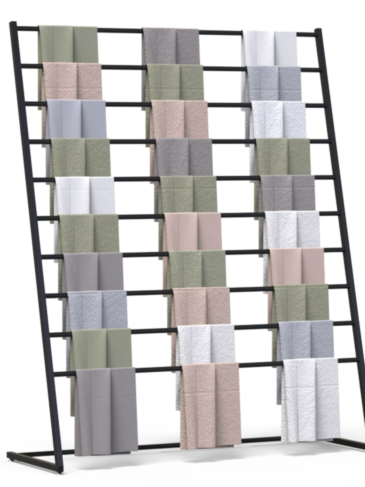 Cloth, stand, sample