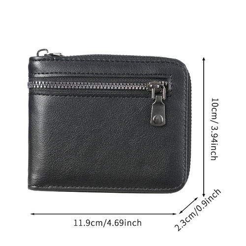 Amazon Men's Vintage Wallet Large Capacity Multi-Card Slot with Coin Pocket Stylish Card Holder Wallet