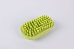 Plum Blossom Point Bath Brush Massage Comb TPR Rubber Dog Cat Pet Cleaning Beauty Tool 