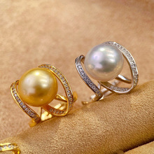 S925���ʯ12-13mm��ˮ�����ָ���ʱ��Ť�����Բ������diy����