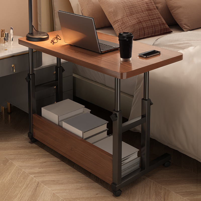 Mesa de cama elevadora móvil pequeña mesa de escritorio dormitorio perezoso estudio escritura escritorio de computadora dormitorio doméstico