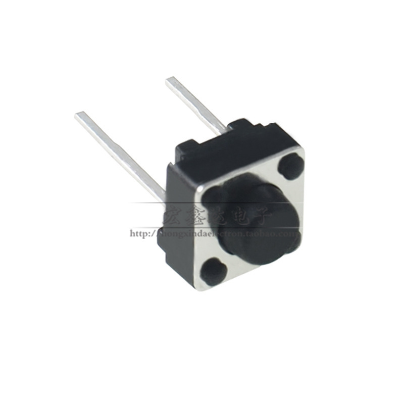 メーカー 2ピン 6*6*5mm タクトスイッチ 6*6*5 マイクロスイッチ キースイッチ ダイレクトプラグ 2ピン|undefined