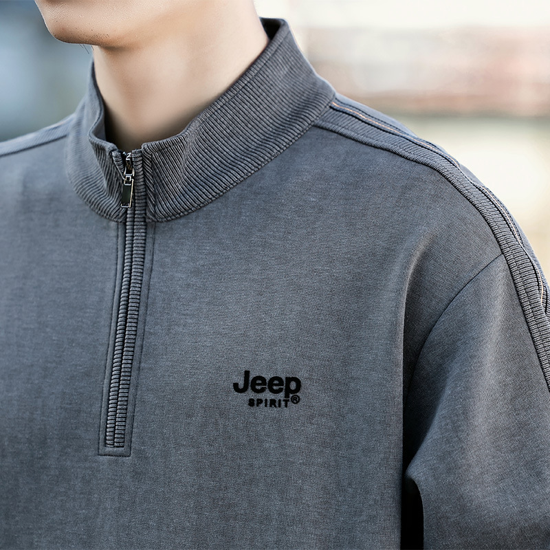 JEEPSPIRIT Autumn 24 new men's sweatshirt fashion trend top…