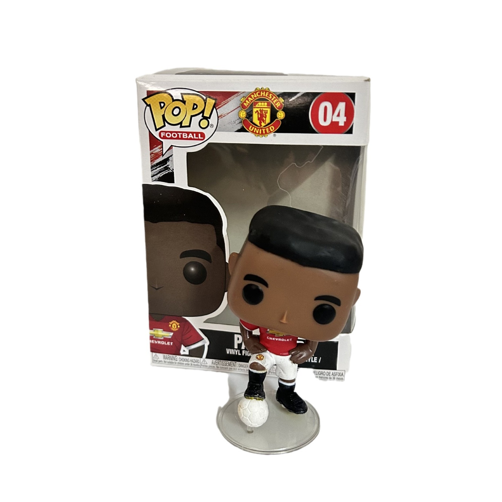 Figura de Acción POP, Figura de Fútbol del Manchester United y Liverpool, Modelo de Pogba, Salah, Ibrahimovic y Mané