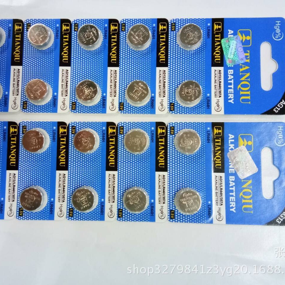 Tianqiu hardcover AG13 electronic AG13 battery LR44 button cell AG13 button cell wholesale