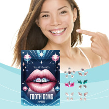 West&Month 水晶牙钻 装饰牙齿提升笑容亮度持久便携牙齿美牙贴