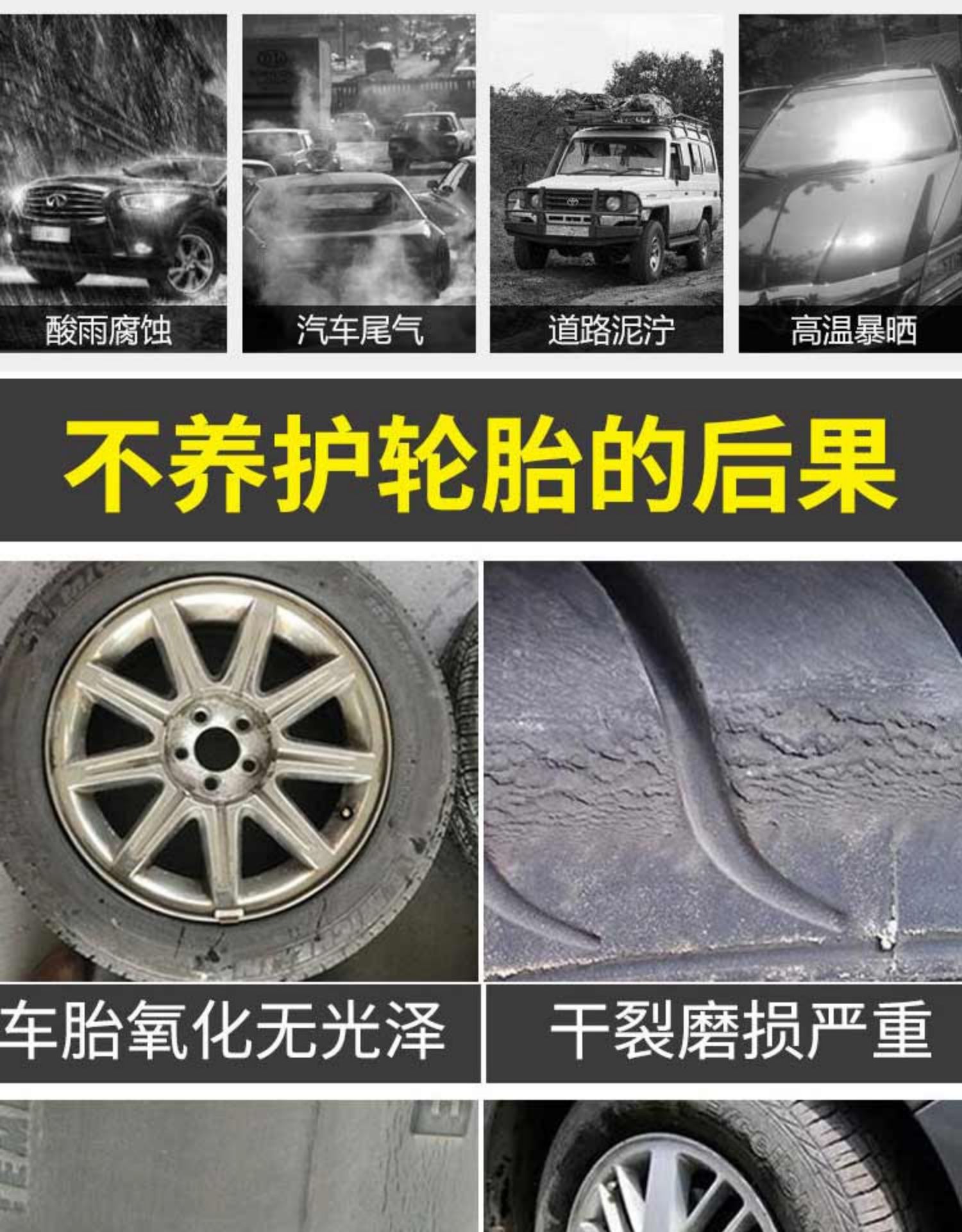 Jingtu Automobile Tire Wax Tire Cleaning and Maintenance Liquid Wax Glaze Brightener Long-term Blackening and Brightening 20L Large Barrel